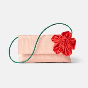 Loeffler Randall Charlee Flower Flap Clutch
